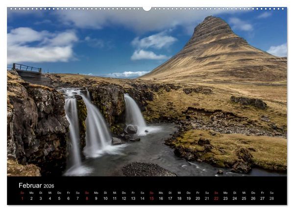 Produktbild: Island &ndash; Wunder aus Wasser (Wandkalender 2026 DIN A2 quer), CALVENDO Monatskalender