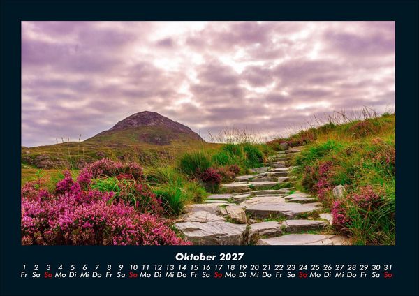 Produktbild: Blumenkalender 2027 Fotokalender DIN A4