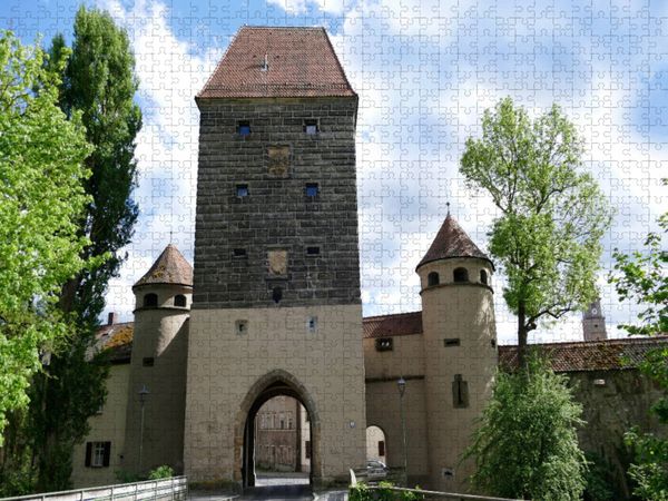 Produktbild: CALVENDO Puzzle Ziegeltor | 1000 Teile Lege-Gr&ouml;&szlig;e 64x48cm Foto-Puzzle f&uuml;r gl&uuml;ckliche Stunden