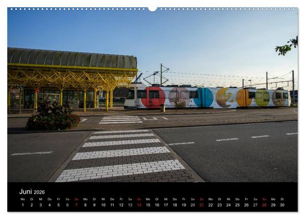 Produktbild: Kusttram Belgien (Wandkalender 2026 DIN A2 quer), CALVENDO Monatskalender