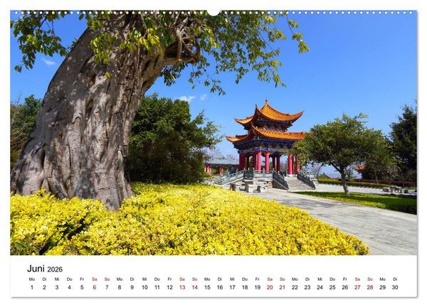 Produktbild: Wildes China (hochwertiger Premium Wandkalender 2026 DIN A2 quer), Kunstdruck in Hochglanz