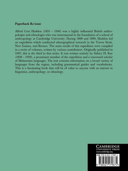 Produktbild: Reports of the Cambridge Anthropological Expedition to Torres Straits