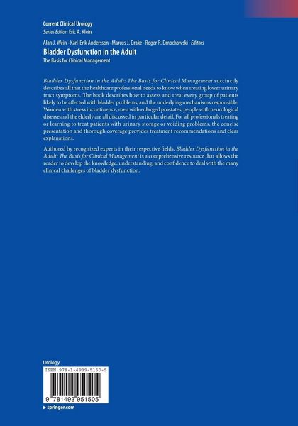 Produktbild: Bladder Dysfunction in the Adult