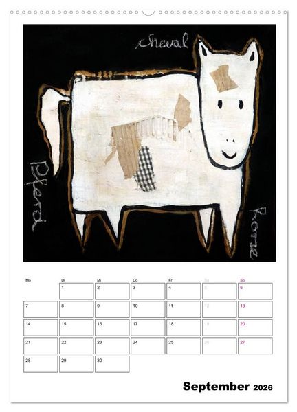Produktbild: little pets (Wandkalender 2026 DIN A2 hoch), CALVENDO Monatskalender