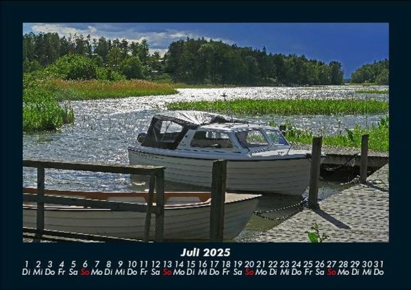 Produktbild: Segelboote 2025 Fotokalender DIN A5