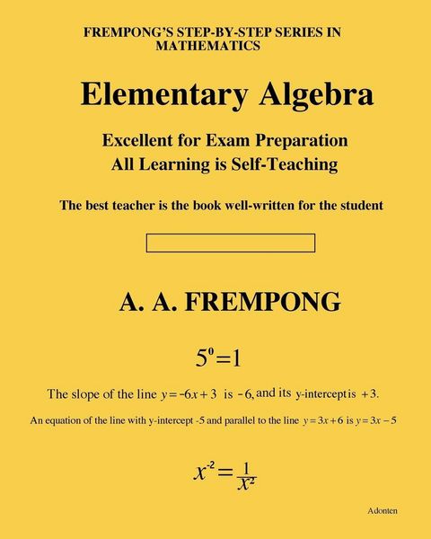 Produktbild: Elementary Algebra