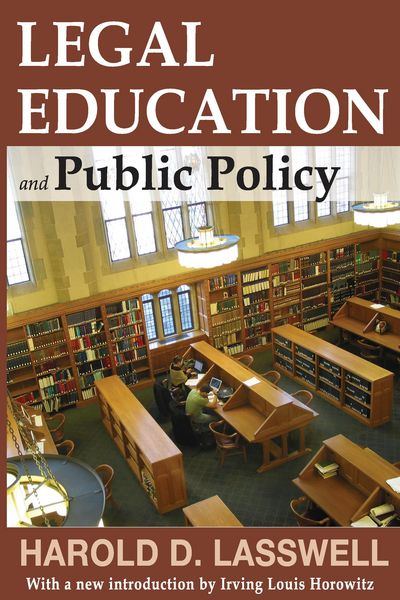Produktbild: Legal Education and Public Policy