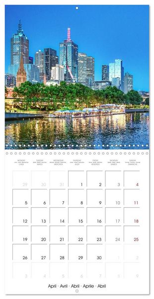 Produktbild: Melbourne - Australia's friendly metropolis (Wall Calendar 2027 12 &times; 12 Inch) CALVENDO 12 Month Wall Calendar