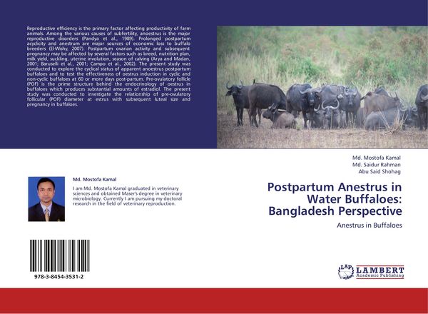 Produktbild: Postpartum Anestrus in Water Buffaloes: Bangladesh Perspective