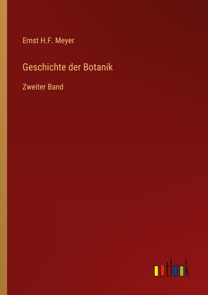Produktbild: Geschichte der Botanik