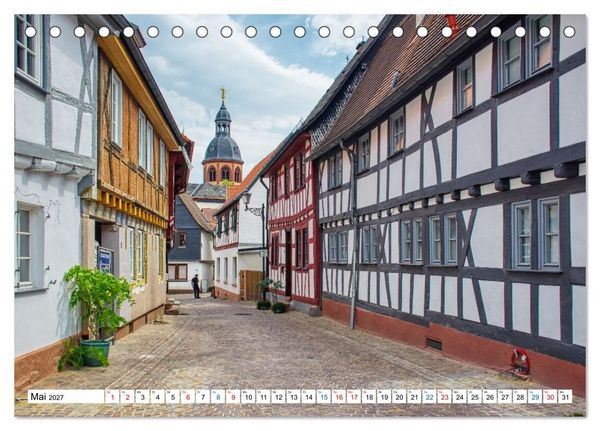 Produktbild: Seligenstadt - Die Stadt mit Geschichte und Flair (Tischkalender 2027 DIN A5 quer), CALVENDO Monatskalender