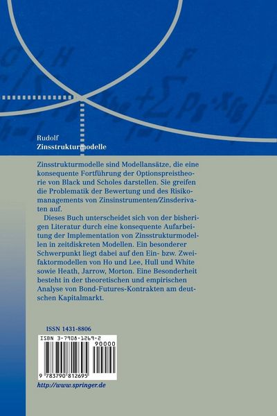 Produktbild: Zinsstrukturmodelle