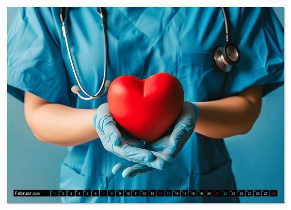 Produktbild: Im Dienst der Gesundheit - Krankenpflege (hochwertiger Premium Wandkalender 2026 DIN A2 quer), Kunstdruck in Hochglanz