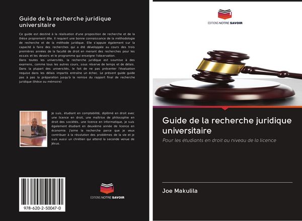 Produktbild: Guide de la recherche juridique universitaire