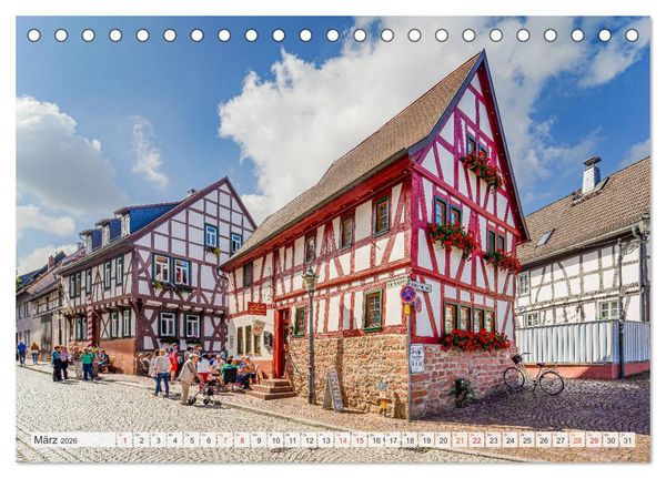 Produktbild: Seligenstadt Impressionen (Tischkalender 2026 DIN A5 quer), CALVENDO Monatskalender