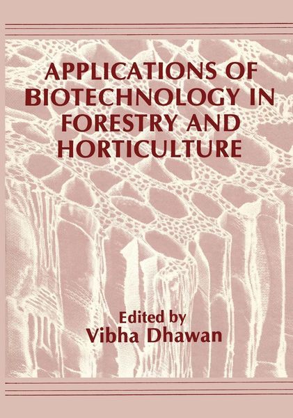 Produktbild: Applications of Biotechnology in Forestry and Horticulture