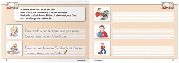 Produktbild: Ich kann Sätze schreiben Teil 1 und 2 im Set - Schülerarbeitshefte für die 1. und 2. Klasse