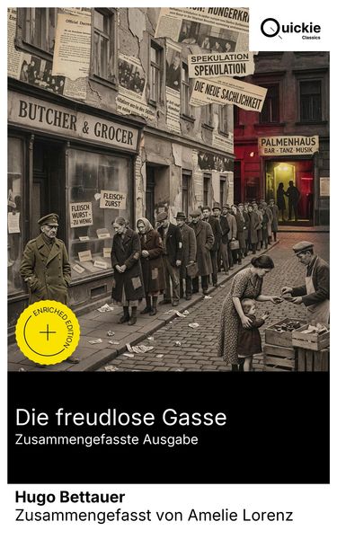 Produktbild: Die freudlose Gasse (Zusammengefasste Ausgabe)