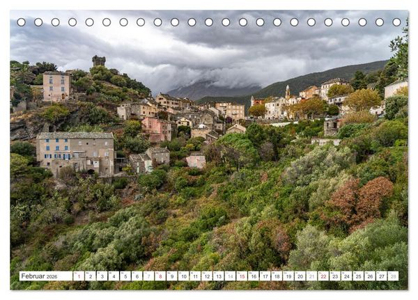 Produktbild: Korsika - Bastia und das Cap Corse (Tischkalender 2026 DIN A5 quer), CALVENDO Monatskalender