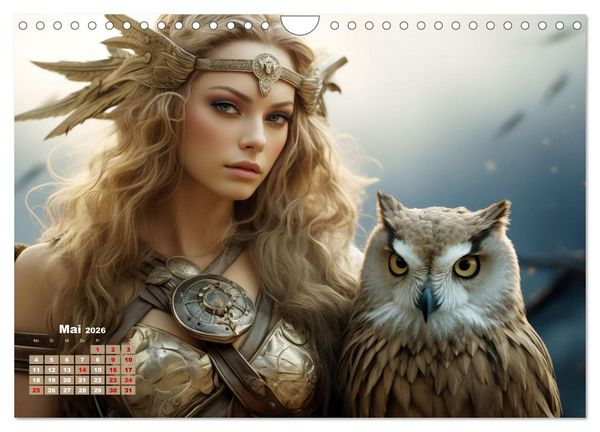Produktbild: M&auml;rchenhafte Fabelfrauen (Wandkalender 2026 DIN A4 quer), CALVENDO Monatskalender