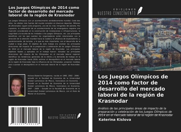 Produktbild: Los Juegos Ol&iacute;mpicos de 2014 como factor de desarrollo del mercado laboral de la regi&oacute;n de Krasnodar