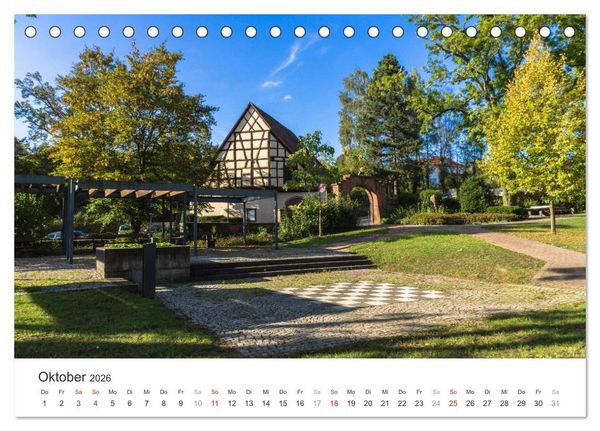 Produktbild: Pforzheims sch&ouml;ne Stellen (Tischkalender 2026 DIN A5 quer), CALVENDO Monatskalender