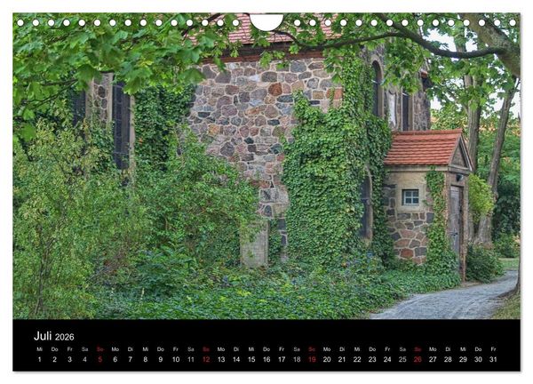 Produktbild: Dorfkirchen in Brandenburg (Wandkalender 2026 DIN A4 quer), CALVENDO Monatskalender