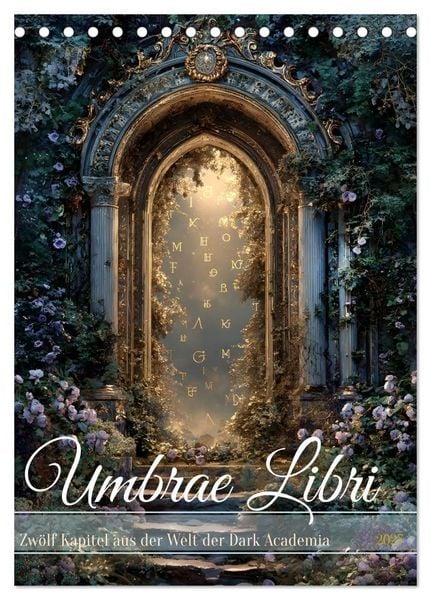 Produktbild: Umbrae Libri (Tischkalender 2027 DIN A5 hoch), CALVENDO Monatskalender