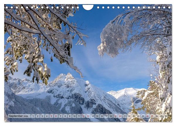 Produktbild: Schneeliebe (Wandkalender 2026 DIN A4 quer), CALVENDO Monatskalender
