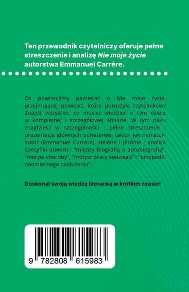 Produktbild: Nie moje &iquest;ycie ksi&iquest;&iquest;ka Emmanuel Carr&egrave;re (Analiza ksi&iquest;&iquest;ki)