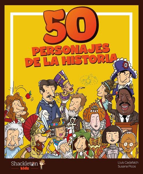 Produktbild: 50 personajes de la historia