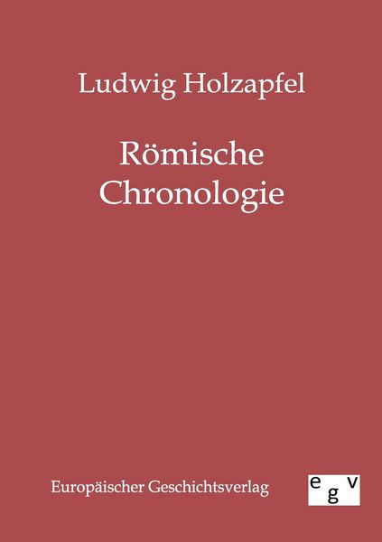 Produktbild: R&ouml;mische Chronologie