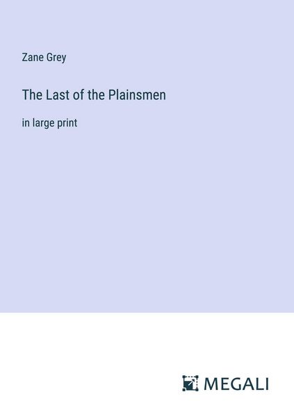 Produktbild: The Last of the Plainsmen
