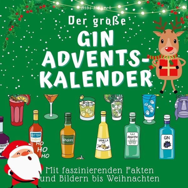Der große Gin-Adventskalender, Taschenbuch von Bibi Hübsch, 27amigos, 9783750526020