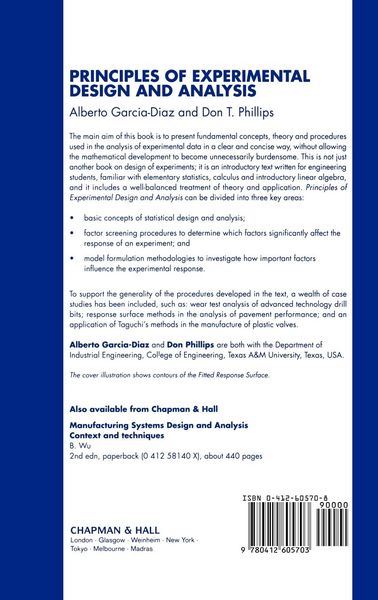 Produktbild: Principles of Experimental Design and Analysis