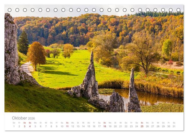 Produktbild: SCHW&Auml;BISCHE ALB W.Dieterich (Tischkalender 2026 DIN A5 quer), CALVENDO Monatskalender
