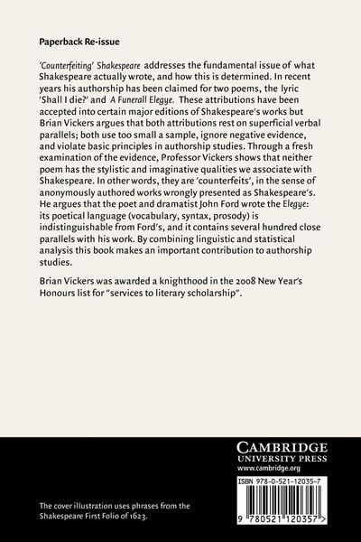 Produktbild: 'Counterfeiting' Shakespeare