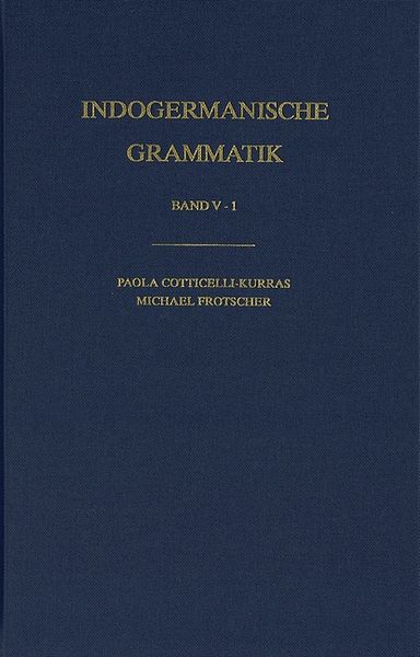 Produktbild: Indogermanische Grammatik / Band V: Syntax / Teilband 1: Syntax des Partizips