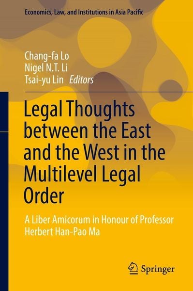 Produktbild: Legal Thoughts between the East and the West in the Multilevel Legal Order