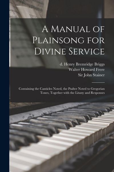 Produktbild: A Manual of Plainsong for Divine Service