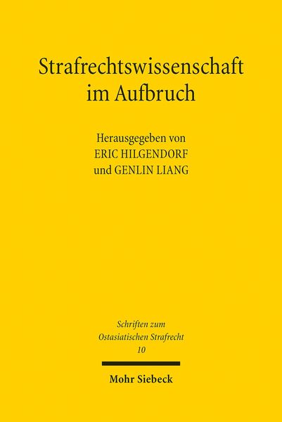 Produktbild: Strafrechtswissenschaft im Aufbruch