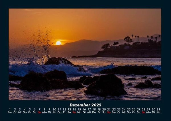 Produktbild: Sonnenuntergang 2025 Fotokalender DIN A4