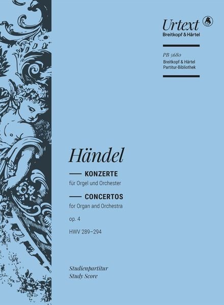 Produktbild: H&auml;ndel, G: Konzerte f&uuml;r Orgel und Orchester op. 4 (HWV 289-2