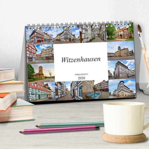 Produktbild: Witzenhausen Impressionen (Tischkalender 2026 DIN A5 quer), CALVENDO Monatskalender