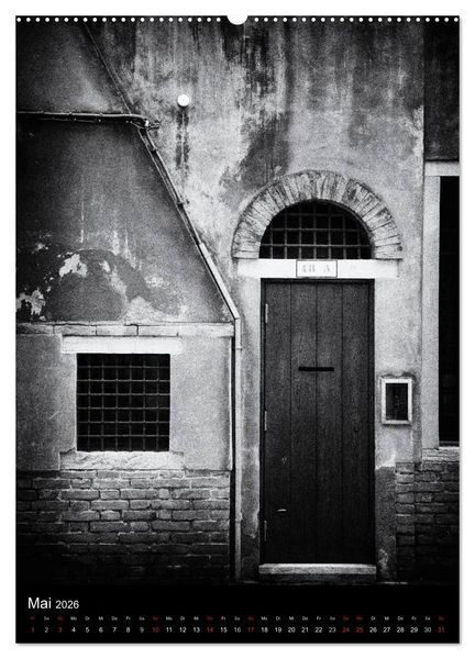Produktbild: Venice Noir - Das etwas andere Venedig (hochwertiger Premium Wandkalender 2026 DIN A2 hoch), Kunstdruck in Hochglanz