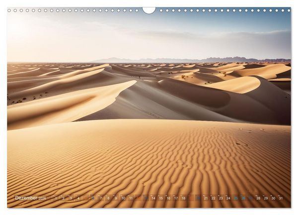 Produktbild: Sandd&uuml;nen In der W&uuml;ste und am Meer (Wandkalender 2026 DIN A3 quer), CALVENDO Monatskalender