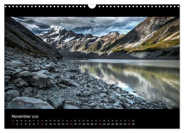 Produktbild: Neuseelands Landschaften (Wandkalender 2026 DIN A3 quer), CALVENDO Monatskalender