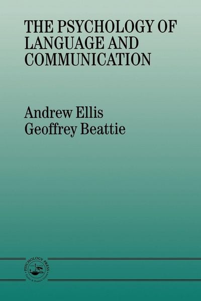 Produktbild: The Psychology of Language And Communication
