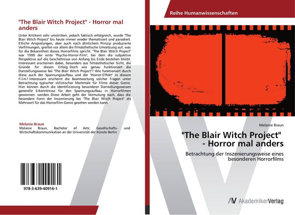 Produktbild: "The Blair Witch Project" - Horror mal anders