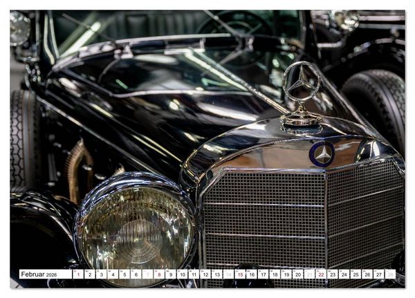 Produktbild: Legend&auml;re K&uuml;hlerfiguren &ndash; Zeitreise in Chrom und Glanz (Tischkalender 2026 DIN A5 quer), CALVENDO Monatskalender